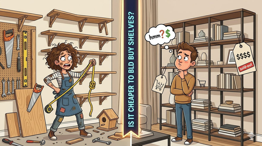 Is It Cheaper to Build or Buy Shelves?