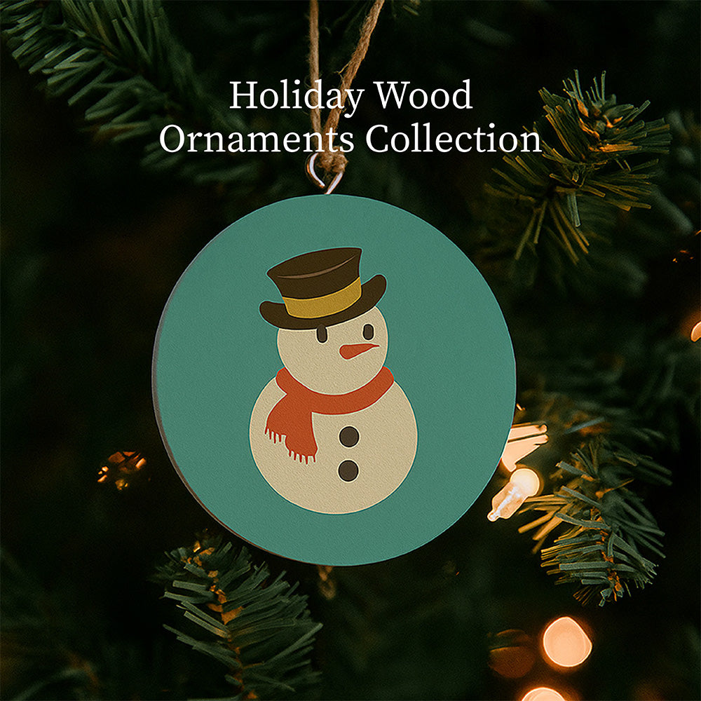 Wood Christmas Ornaments Custom Wood & Bamboo Keepsakes WoodSnap — free download