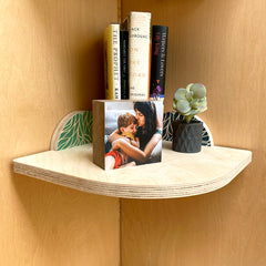 Corner Shelf - Circle Brackets