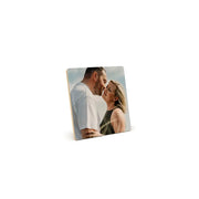 Couple kissing in a Photo Tile Square Print framed for cherished memories
